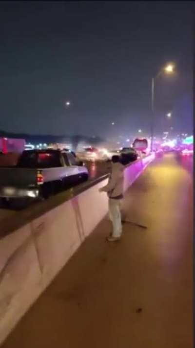 multi vehicle car pile up.