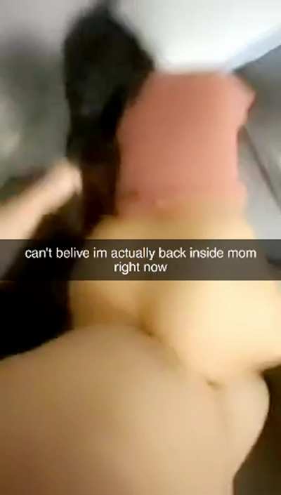 Mom let's son finally go back inside her