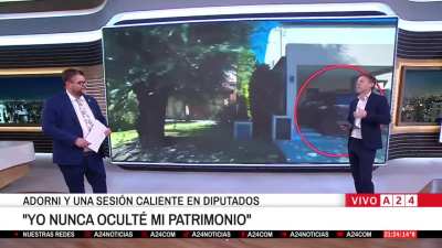 6 HORAS DUR&Oacute; LA MENTIRA. Adorni: "Los bienes est&aacute;n declarados en el anexo reservado de mi DDJJ que ya se present&oacute; en la Justicia" La Justicia levant&oacute; el secreto de su DDJJ y confirm&oacute; que los bienes NO EST&Aacute;N DECLARADOS en el anexo reservado. Fuera Adorni, 