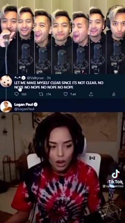 Rae rejecting Logal Paul: The Musical. By &lsquo;ryannarciso&rsquo; on TikTok!