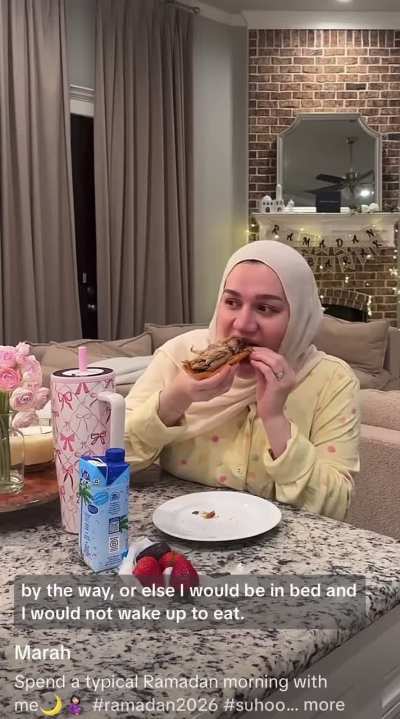 Marah claims she&rsquo;s only eating for the baby &amp;amp; wants to skip Suhoor just like Loren