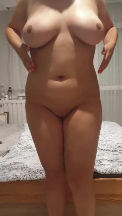 You come over and I show you my body for the first time.🙈 What happens next?