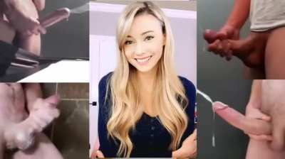 gave her a nice cum shower