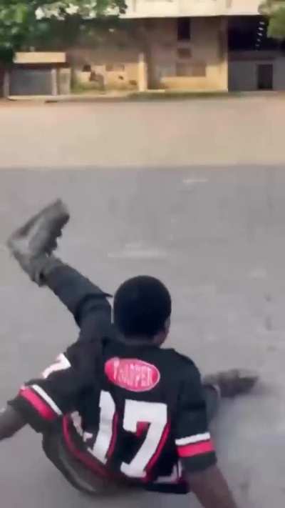 Skate trick gone wrong
