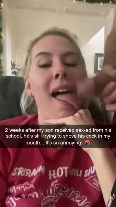 Mom satisfies son
