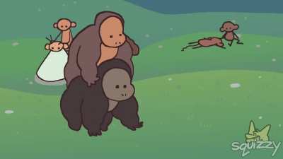 Oooh ooh! Monke Art!