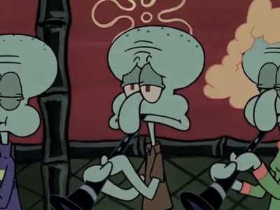 Squidward x Fitter Happier