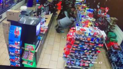 They were harassing the lady working behind the counter, she asked me to call the cops, they didn&rsquo;t like that..( I apologize for laughing and the foul language)