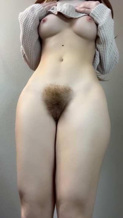 My natural and unshaved pussy