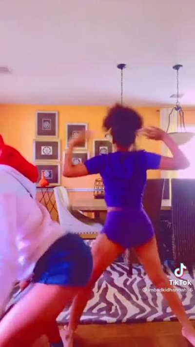 Menyon and Hannah twerk