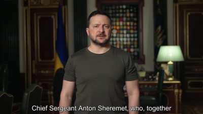 "Today, another "Ramstein" took place (...) There will be new defense packages, including scarce artillery. New states are joining the Czech initiative to purchase ammunition &ndash; thank you all." - President Zelenskyy's address, 19th March 2024