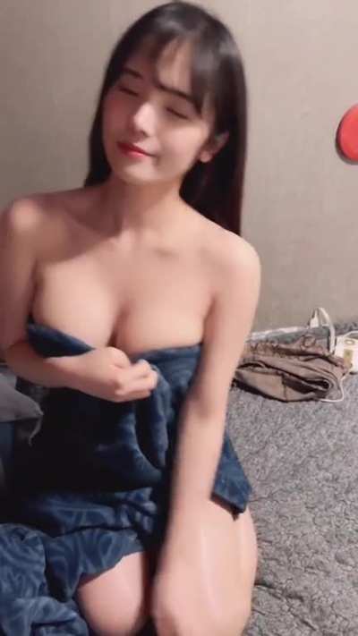 Wearing a blanket