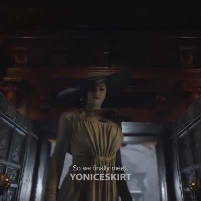 Nayeon meets Lady Dimitrescu