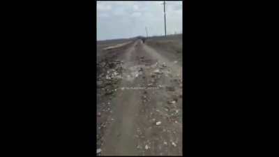 [Skip to 3:25] Russian survivors of failed infantry assault by RU 15th Separate Guards Brigade filmed themselves returning along the "Road of Death" - Near Berdychi, Donetsk Region. Early March, 2024. (Original videos included for context)