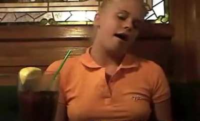 Trying to Cum Before the Waiter Gets Back