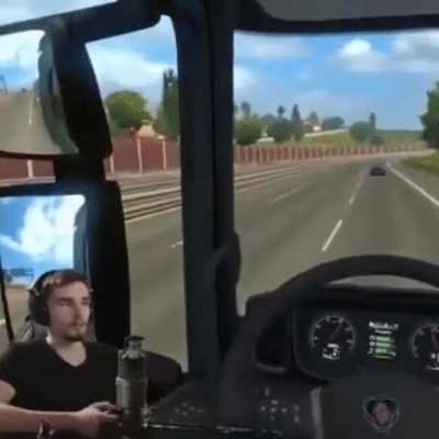 They asked him what gaming chair he was using.