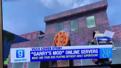 News channel taking Garry's mod too seriously