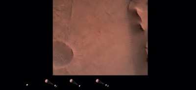 Footage of NASA’s Perseverance rover landing on Mars