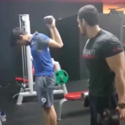 the skinny guy lifts more weight than the strong man