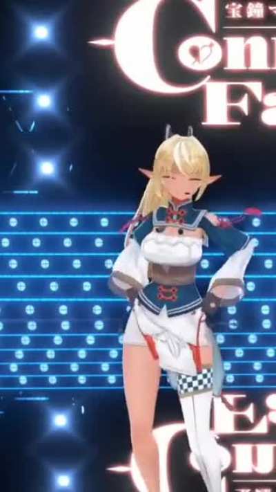 Since flare's doing a 700k stream here's a clip of her wiggling.