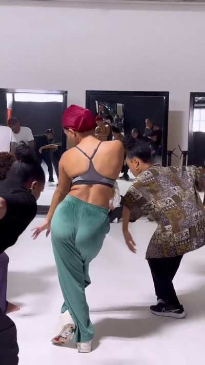 "Angel" rehearsal moments