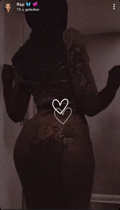 Showing her ass