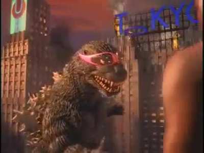 Godzilla vs Charles Barkley. I don't know why you guys keep saying "oh Godzilla is gonna win" when he can't even D-up on Charles Barkley dumb lizard