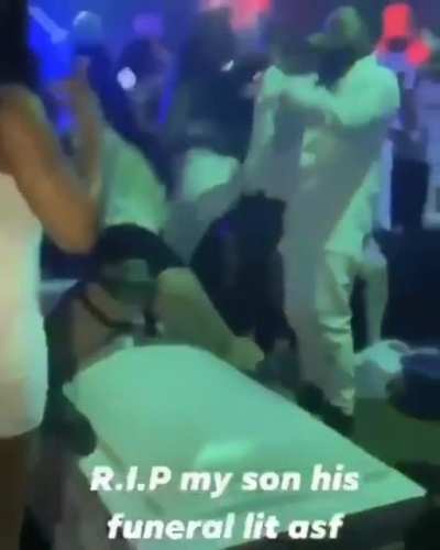 She puts the fun in funeral