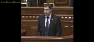 November 2013, days before the EuroMaidan protests started. A Rada deputy announced that the United States is preparing a civil war in Ukraine, and that alleged "NGOs" are organising a coup from inside the US Embassy.