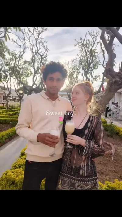 Ginger girl loves her Indian man. IMWF