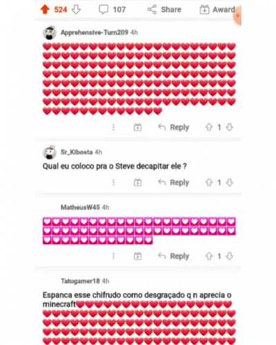 O chifre deles &eacute; grande mas nossas espadas s&atilde;o maiores