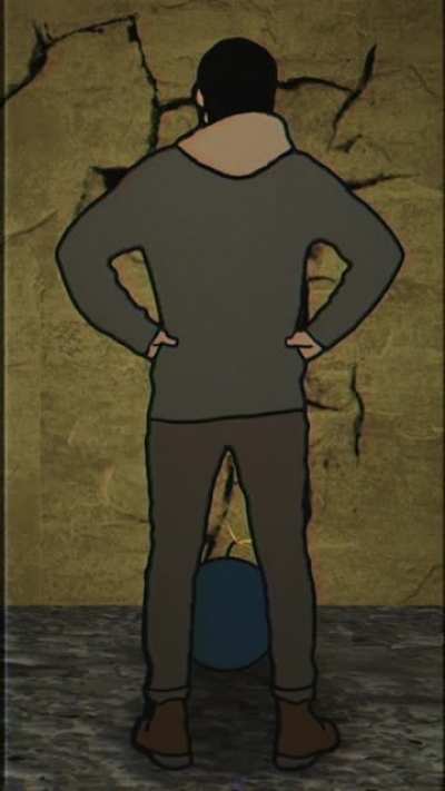 Cracked walls in video games