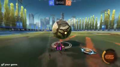 accidentally hit a crazy flip reset scoop
