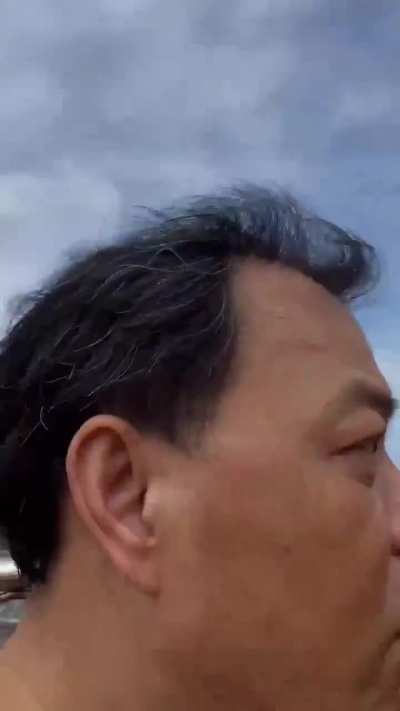 Another video out of Taiwan, where they had a landslide earler in the day. 