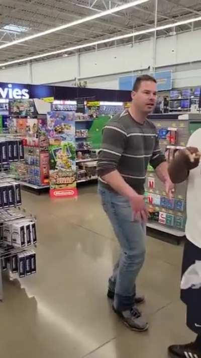The racist couldn't get on his nerves, calmness level 999.