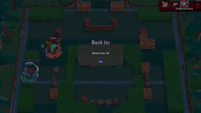(After balance changes) Otis super when throwing a star at the enemy then after got me death, got server error