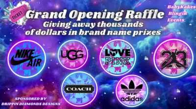 🧁BabyKakes💎Blingin Events!! Come Check Us Out &amp;amp; Participate in our Raffles &amp;amp; Wild Ass Events!! Giving Away Thousands💵Dollars💵in Name Brand💝Prizes!!