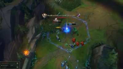 If you see a way to dodge your death, go for it, risk, and outplay.