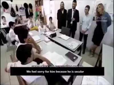 School children in Israel when asked about Palestine and the arabs. How fucked up is this?