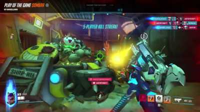 I started playing Sombra a couple days ago because I was sick of playing against her. If you can&rsquo;t beat&rsquo;em, join&rsquo;em.