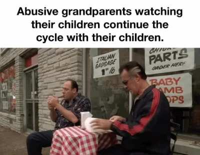 Hand me down parenting.
