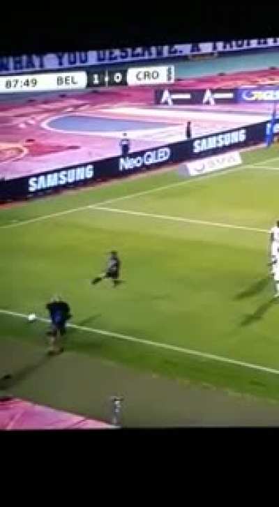 to keep the ball from going out of bounds