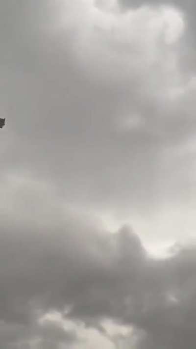 There is a storm in Ankara right now, and it has caused MULTIPLE sofas to fly. Here's one of them.