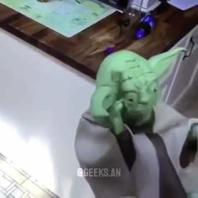 A ANIME BITCH slaped yoda &amp;gt;:(