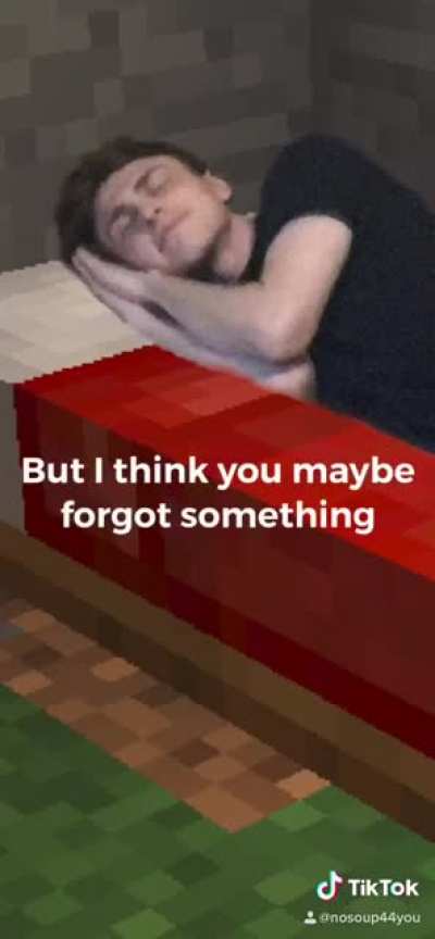 &ldquo;But I think you maybe forgot something&rdquo;
