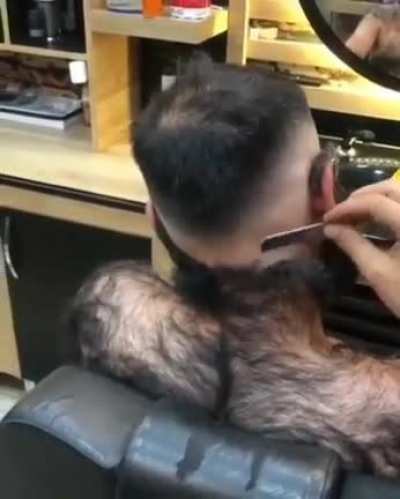 Blursed haircut