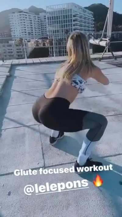 Training that booty