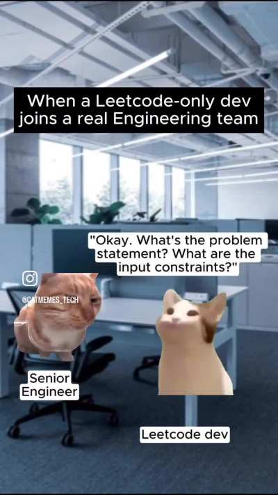 When a leetcode only Dev joins an engineering team(Pun intended only)