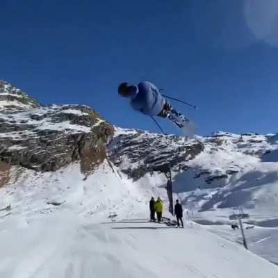 HMRB while I'm Kim Gubser doing the "No care flip".
