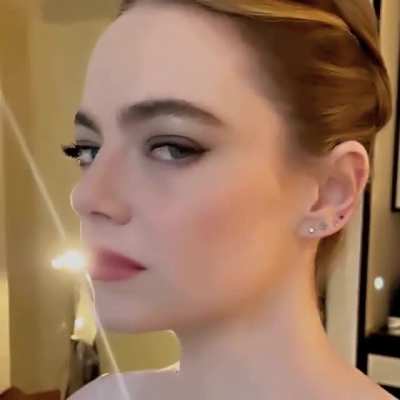 Wink and eyebrows up combo